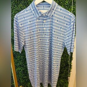 Smith & Quinn The Smitty Light Polo Tin Cans -Men's Multicolor Patterned Shirt